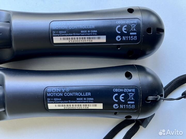 PS move 2 шт. ps3,ps4,ps5