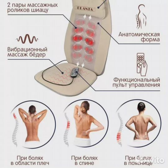 Массажная накидка шиацу MN-600 planta