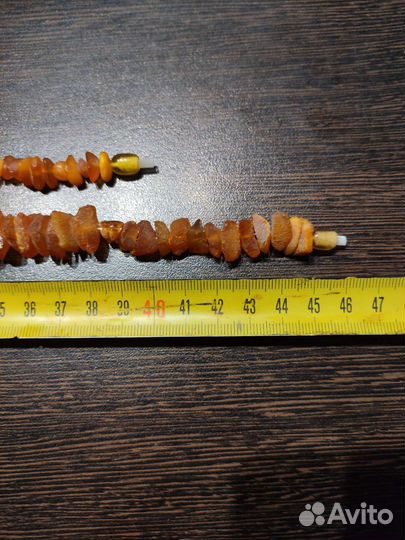 Янтарные украшения бусы серьги