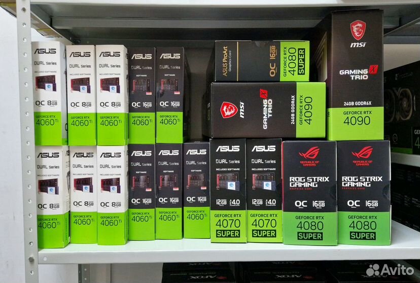 Видеокарты 4060/4060TI/4070/4070TI/4080/4090 Super