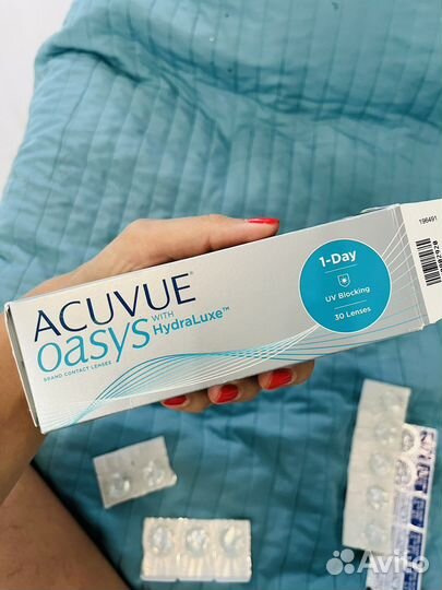 Линзы контактные acuvue oasys 1 day