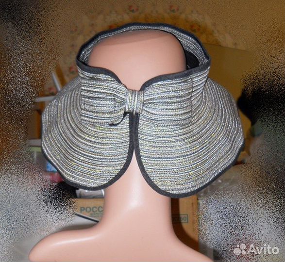 Шляпа с открытым верхом, складная