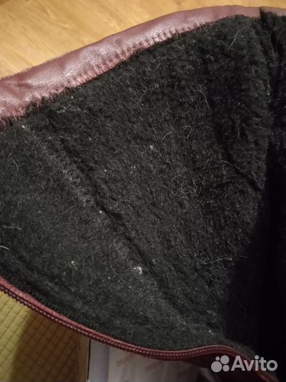 Сапоги осенне-зимние для девочки, 34 размер