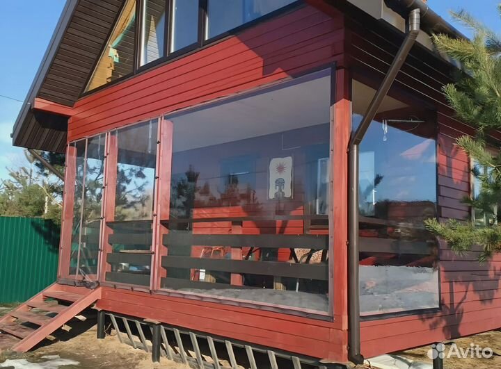 Мягкие окна морозостойкие для террасы беседки вера