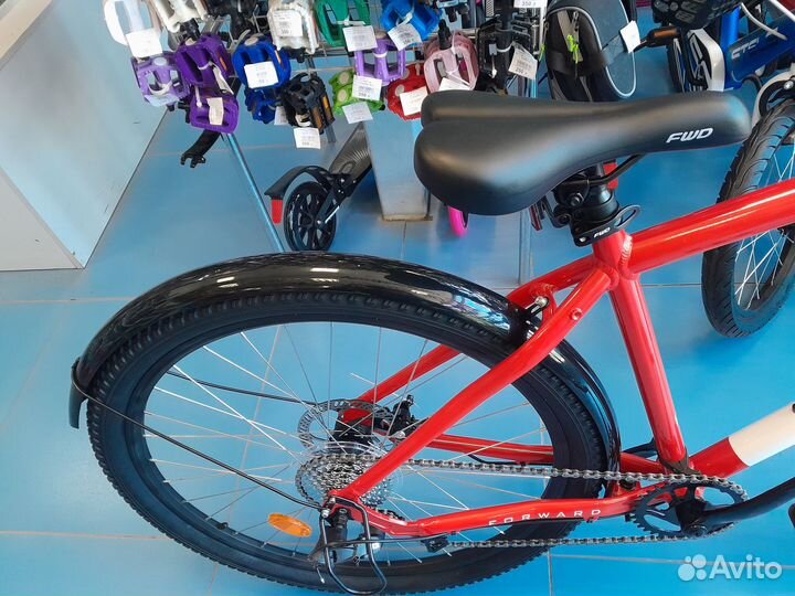 Велосипед Forward Spike 27,5 (2023) красный/белый