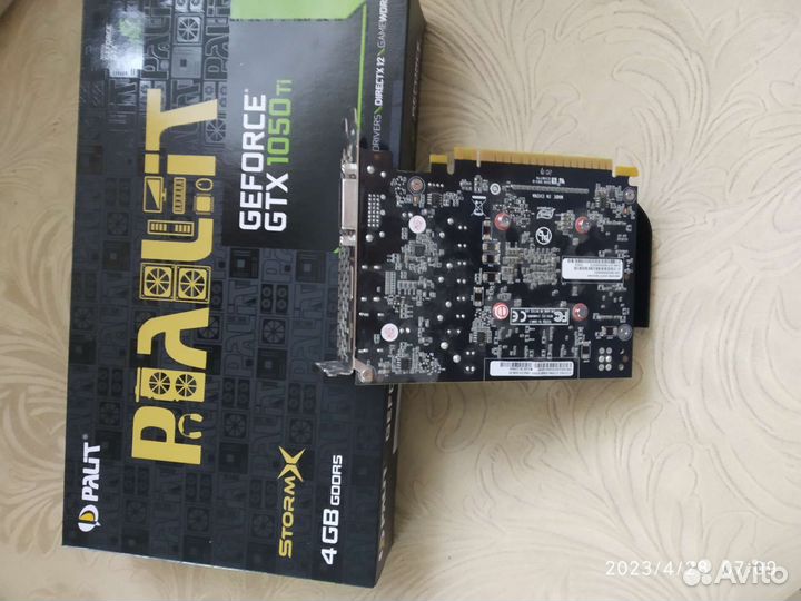 Видеокарта Palit GeForce 1050 Ti Dual 4GB