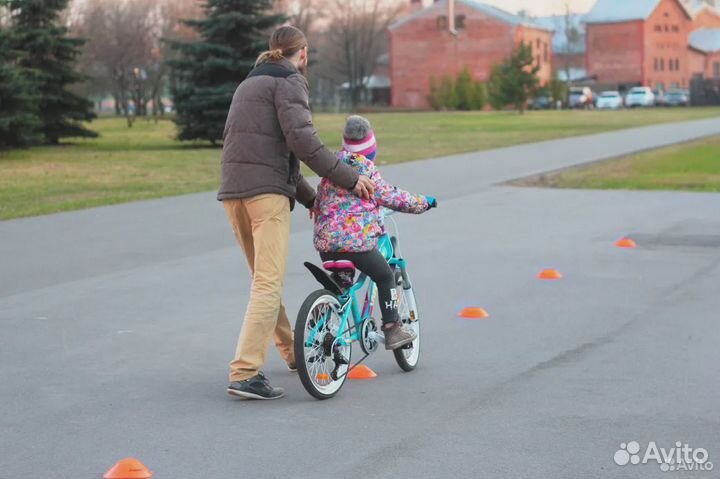 Обучение езде на велосипеде детей и взрослых
