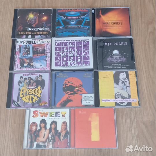 Cd диски фирменные Rock & Pop