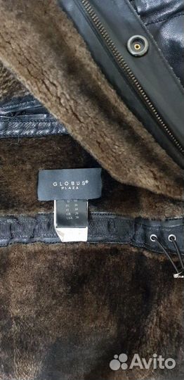 Мужская кожаная дублёнка. Турция