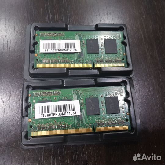 Оперативная память ddr3 для ноутбука 2Х2 Гб