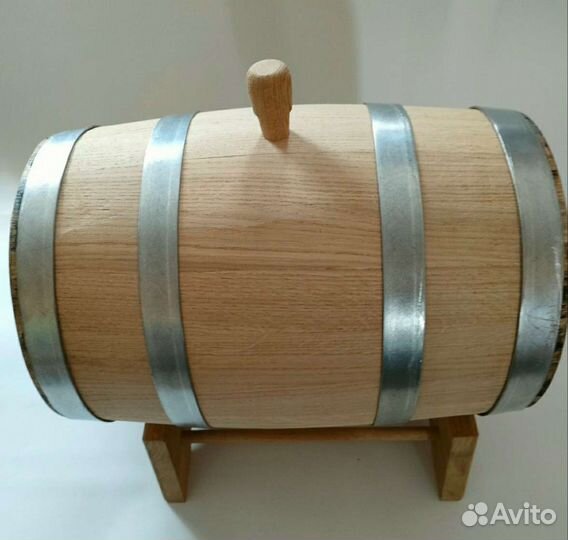Бочка дубовая 5, 10 и 25 литров