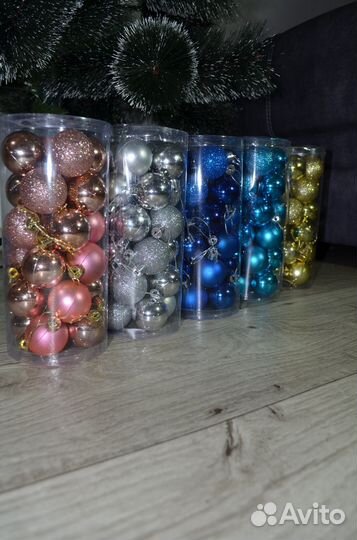 Елочные игрушки шары