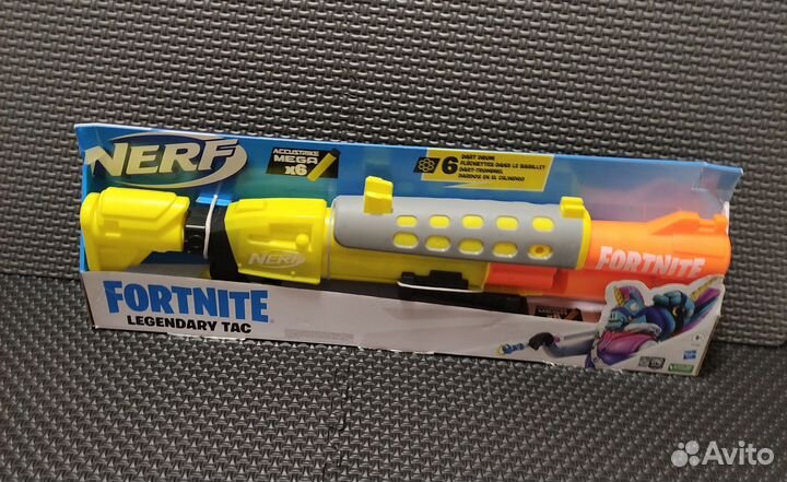 Новый Бластер Nerf Fortnite Legendary Tac Blaster
