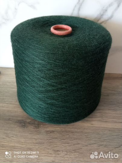Пряжа в бобинах италия меринос