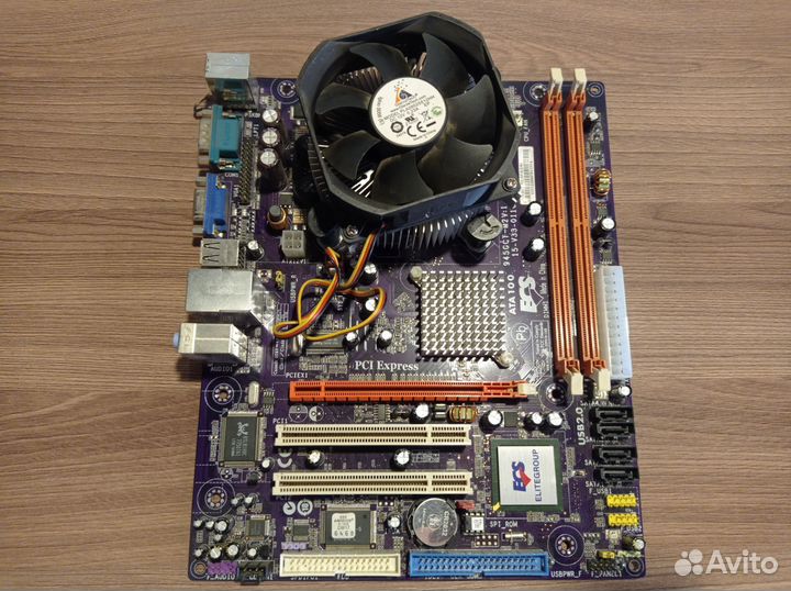 Материнская плата 775,AM2,478 с процессором