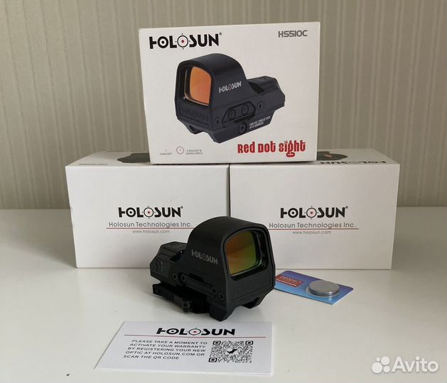 Коллиматорный прицел Holosun Open Reflex (HS510C)
