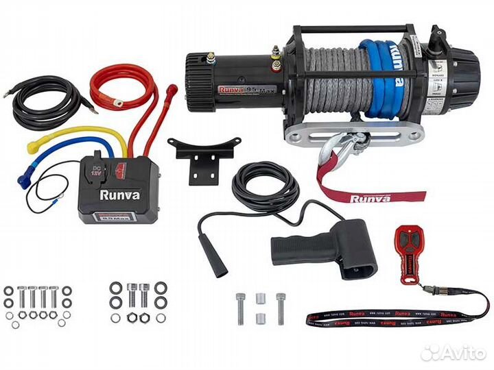 Лебёдка Runva EWB 9500 MAX S SR влагозащищенная c