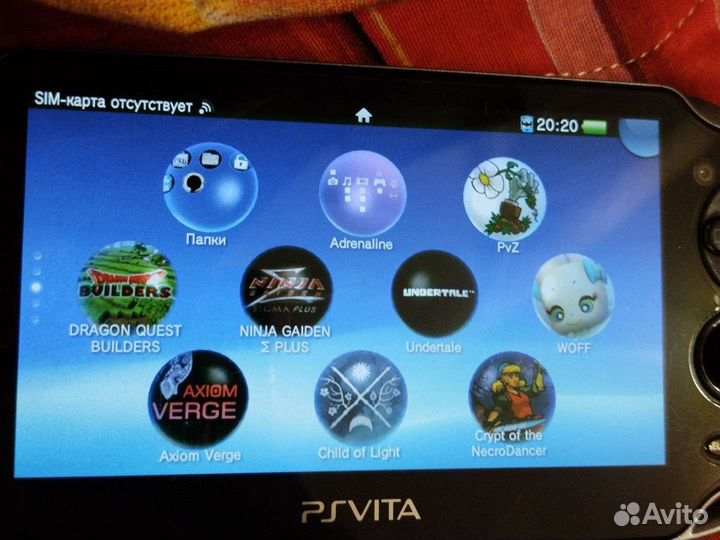 Ps vita прошитая 64гб + чехол + много игр