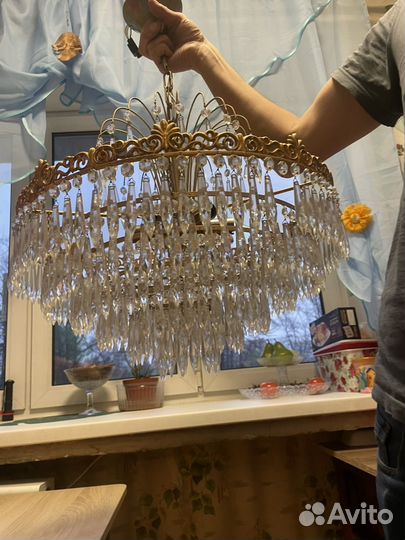 Люстра хрустальная