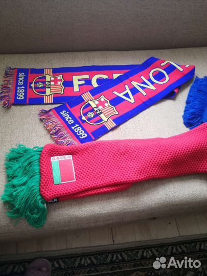 Шарф болельщика Россия, фк Барселона, Беларусь