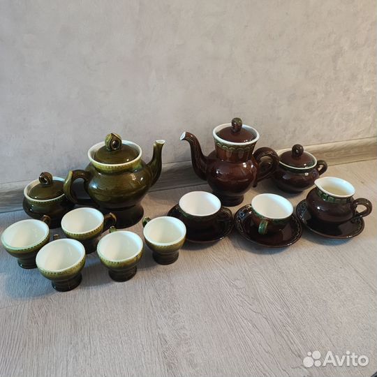 Сервиз чайный керамический зик