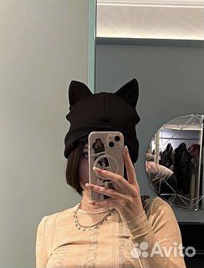 Шапка-кошка