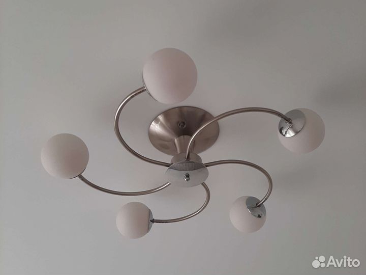 Люстра потолочная бу