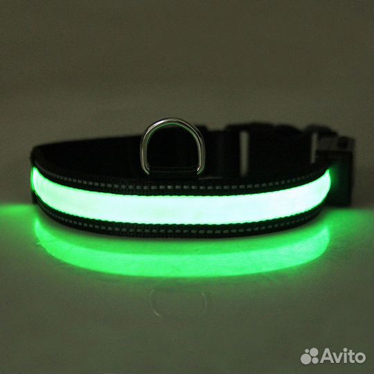 Светящийся ошейник для собак