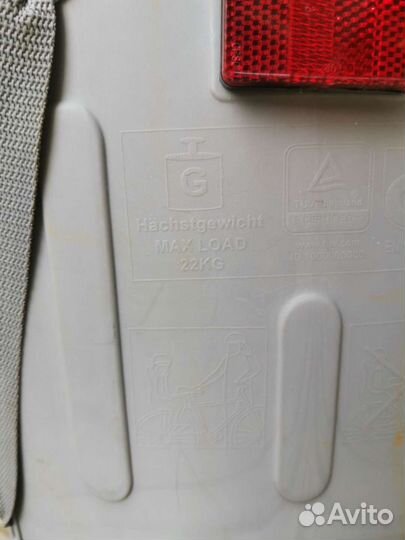 Детское велокресло заднее