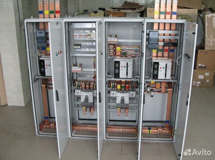 Сборка и подключение щитов,рву,грщ.освещение