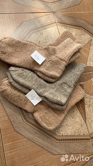 Шерстяные Носки мужские (ручная вязка)