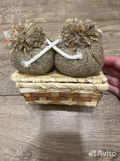 Шкатулка из соломы