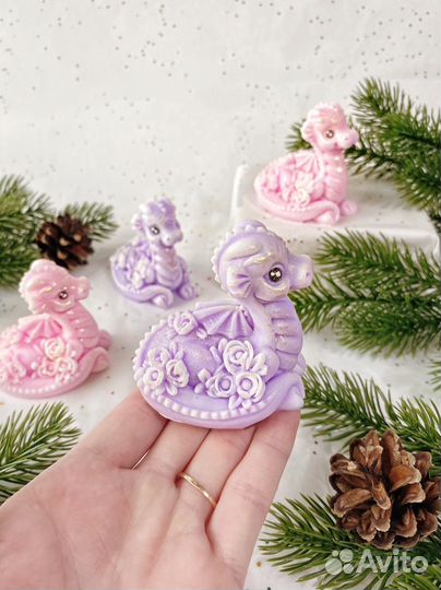 Мыло ручной работы фигурка Дракона