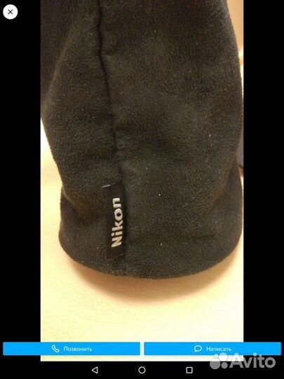 Чехол мешок сумка кейс объектива, оригинал Nikon