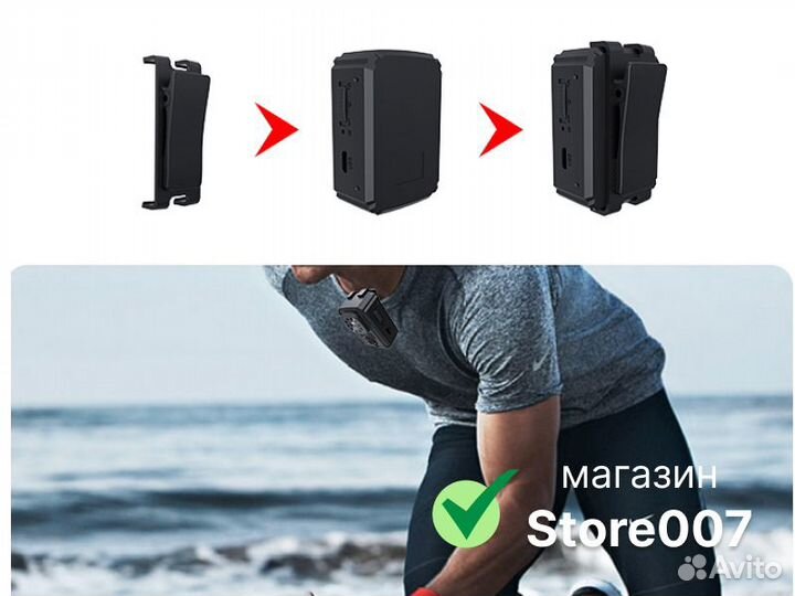 Мини камера нагрудный регистратор MD31 HD 1080P