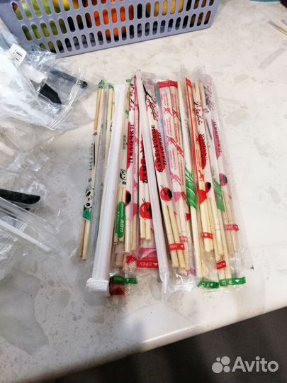 Одноразовые приборы палочки для суши Цена за все