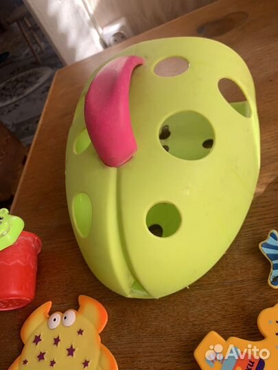 Игрушки для ванны с контейнером для хранения