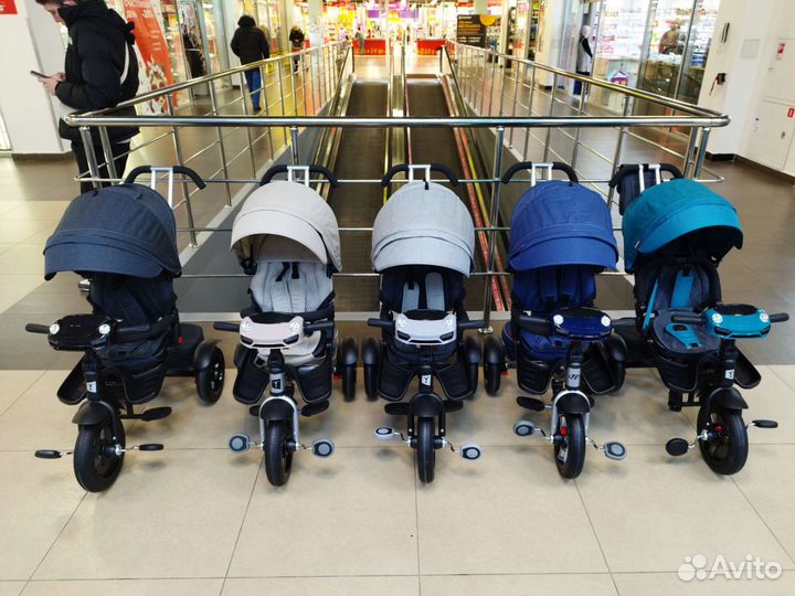 Трехколесный велосипед Tech Team Luxury 2023