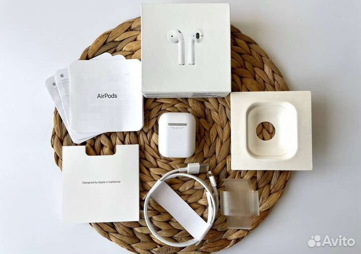 Беспроводные наушники airpods 2
