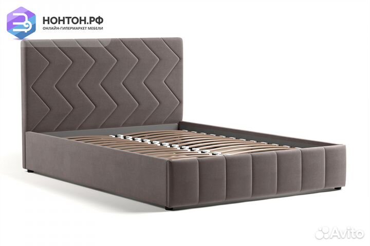 Кровать Милана коричневая