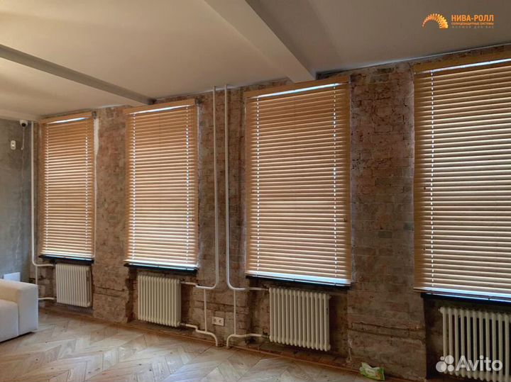 Деревянные жалюзи под ключ