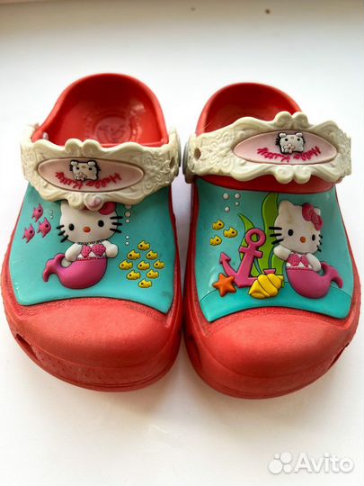 Crocs сабо для девочки C 8-9