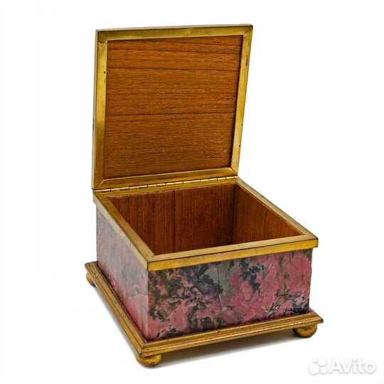 Шкатулка из родонита 19в 7х11