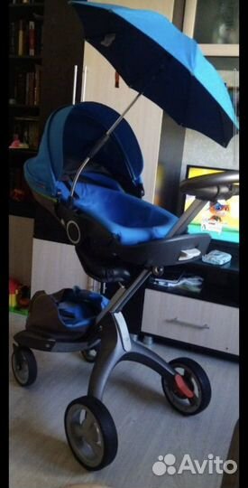 Коляска stokke xplory urban blue