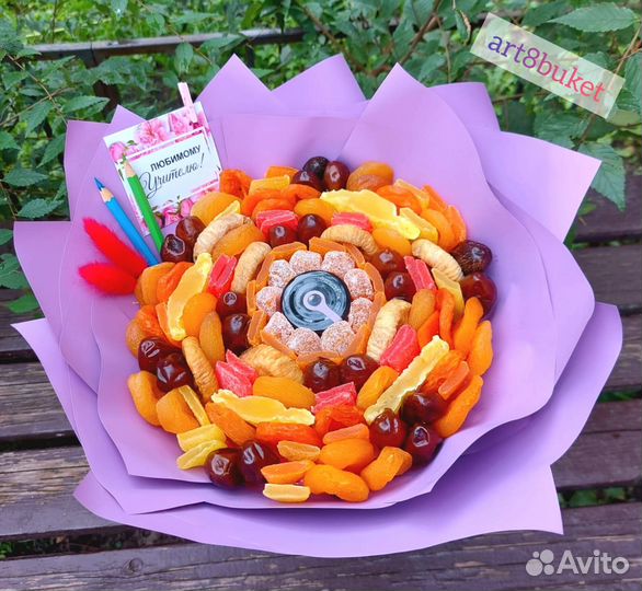 Съедобные, вкусные букеты на 1 Сентября