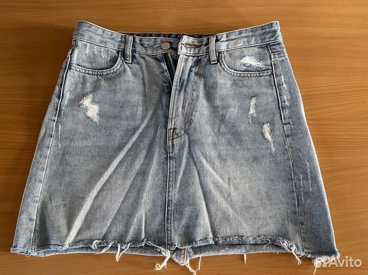 Юбка джинсовая мини H&M