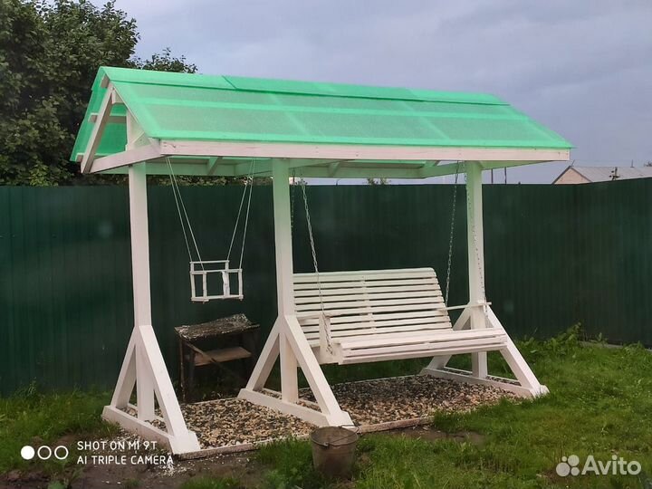 Качели беседки детские игровые площадки. И т.д