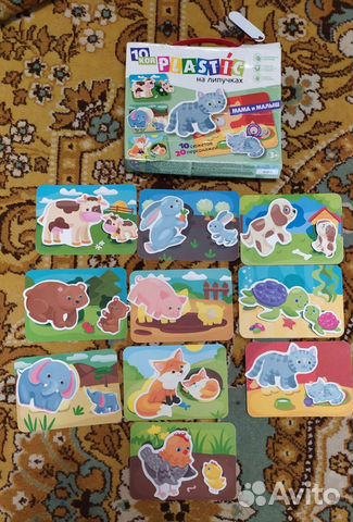 Пластик на липучках 2 набора