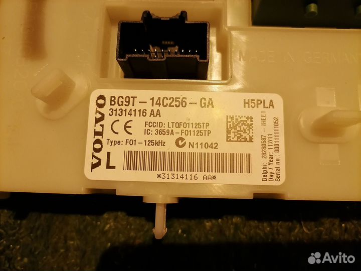 Блок предохранителей 31314116 AA Volvo S60 FS