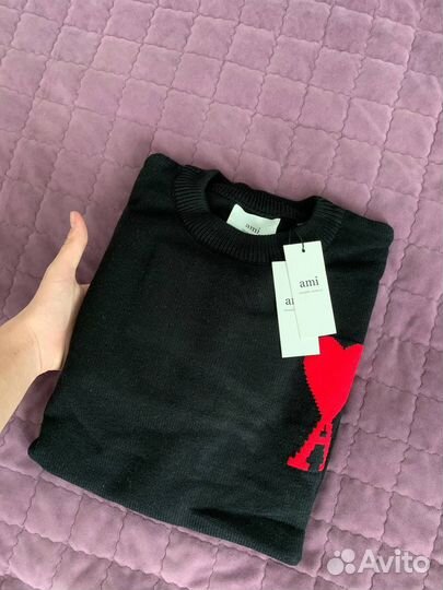 Свитер Ami Paris черный